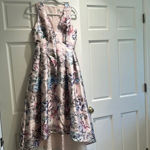 Eliza J High Low Floral Gown
